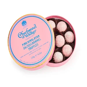 Pink Himalayan Salted Caramel Truffles