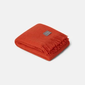 Mohair Blanket - Mohair Jaffa Orange
