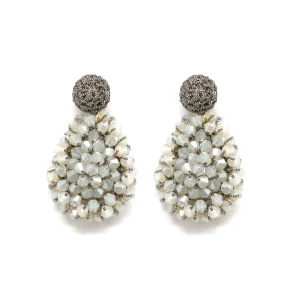 Earring Vintage Bohemienne Blanc