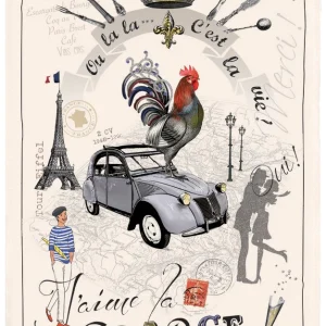 Kitchen Towel France Panorama