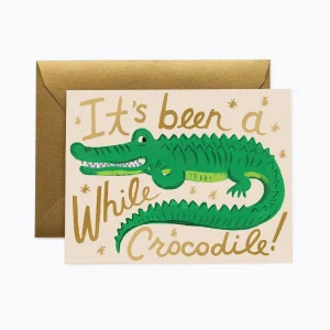 Been A While Crocodile Card