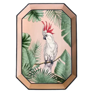 Metal Tray Djungle Bird