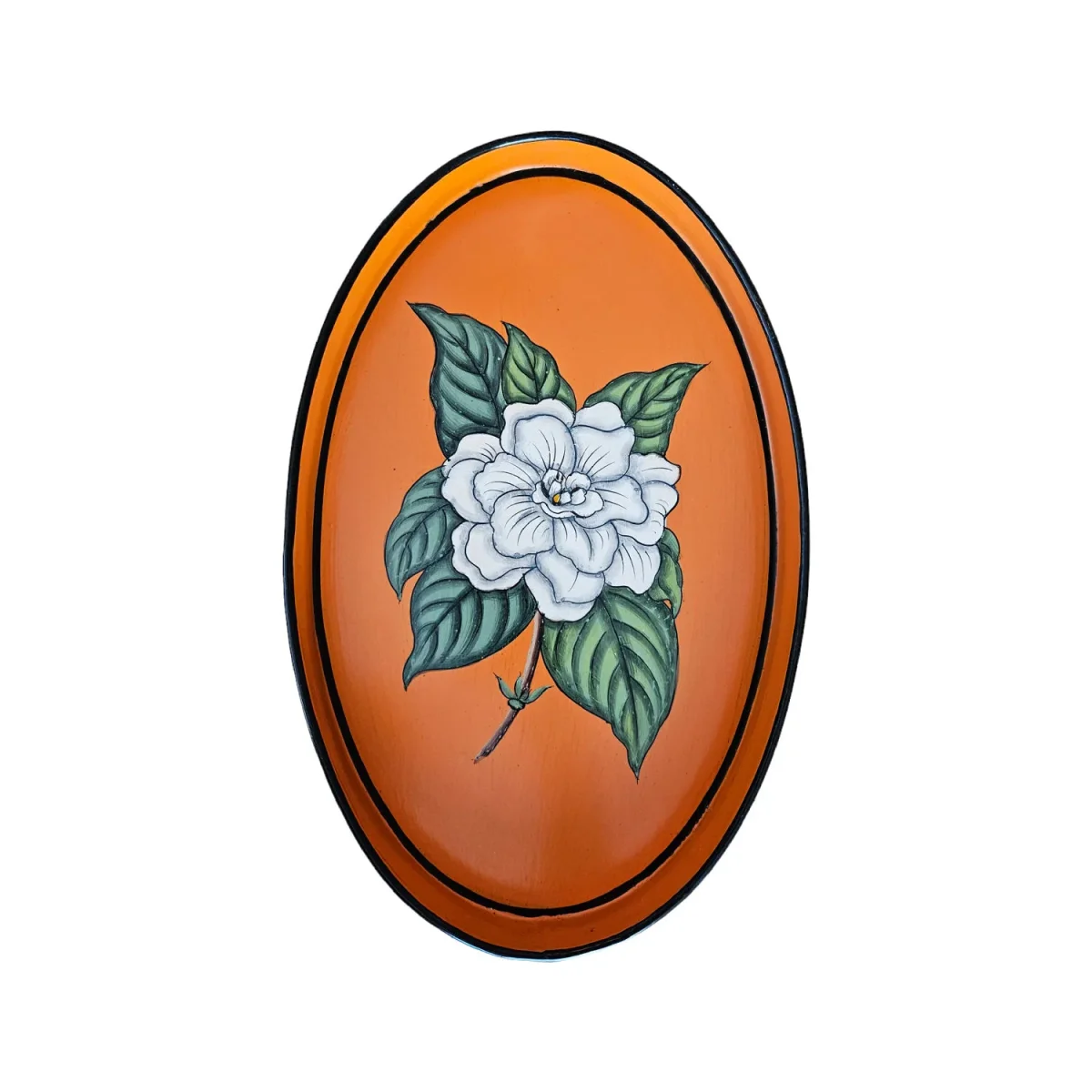 Metal Oval Tray Magnolia Orange - Bild 2