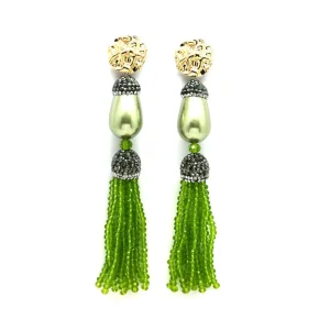Earring Fringe Vert